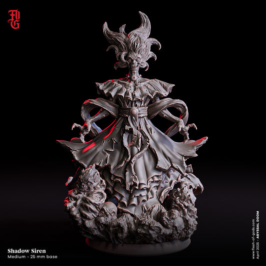 Figurine JDR – Monstre Sirène de l’Ombre Flesh Of Gods – Impression 3D