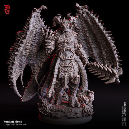 Figurine JDR – Démon Englouti Flesh Of Gods – Impression 3D