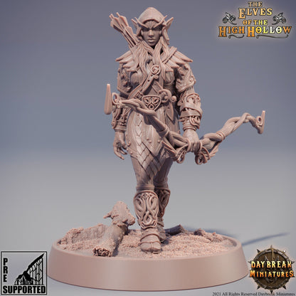 Figurine JDR Elfe archère Daybreak Miniatures impression 3D