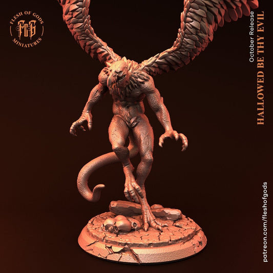 Figurine Jdr Vrock Flesh of Gods Impression 3D