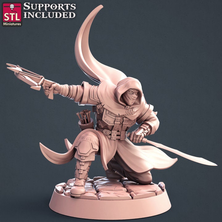 Figurine Set d'assassins JDR STL Miniatures
