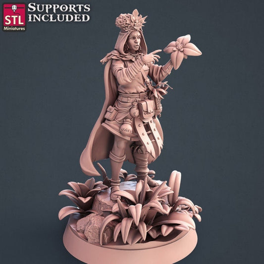 Figurine Druidesse JDR STL Miniatures