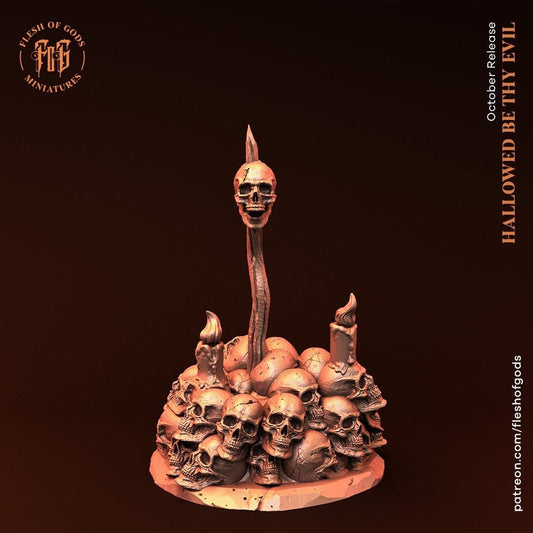 Figurine Pile de crane Flesh of Gods