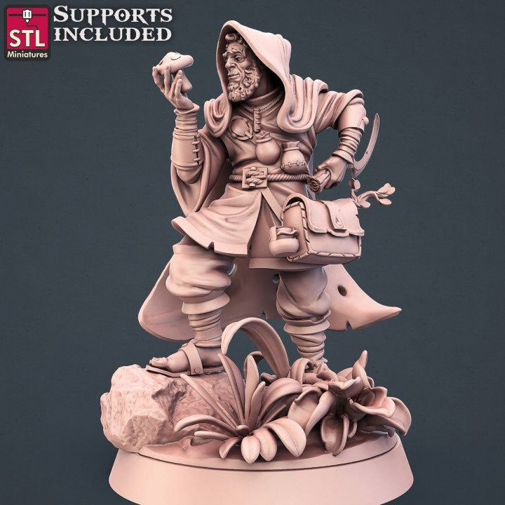 Figurine Druide JDR STL Miniatures