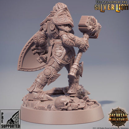 Figurine JDR Naine Isabelle Du Lion d'Argent Daybreak Miniatures impression 3D