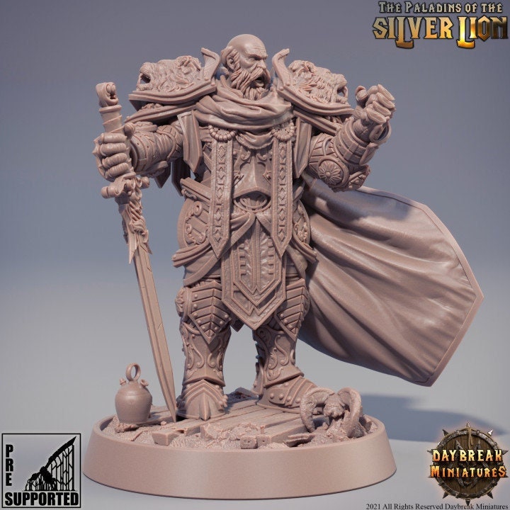Figurine Erasmus du Tranchant Daybreak Miniatures impression 3D