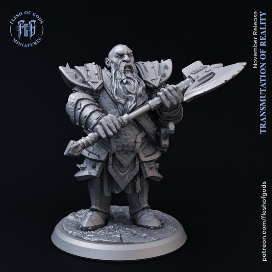 Figurine Duergar (Nain) Flesh of Gods