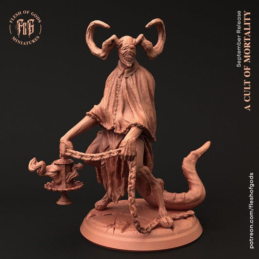 Figurine JDR Demon des cauchemars Flesh Of Gods Impression 3D