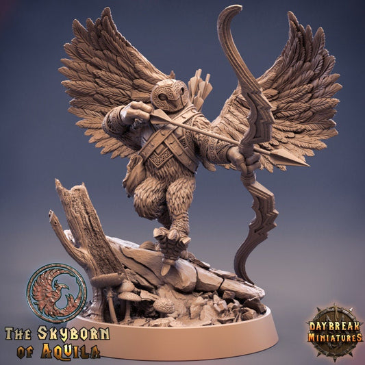 Figurine Hibou archer JDR STL Miniatures