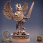 Figurine Paon atterrissant STL Miniatures Impression 3D
