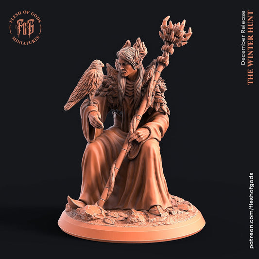 Figurine Druide Elfe Flesh of Gods