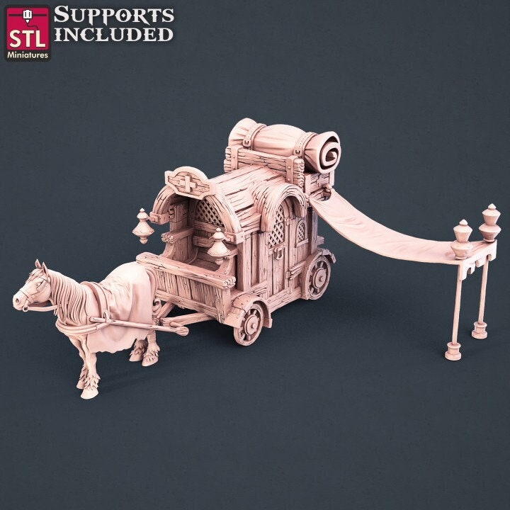 Figurine Diligence Médicale JDR STL Miniatures