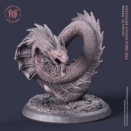 Figurine Serpent Draconique Flesh of Gods