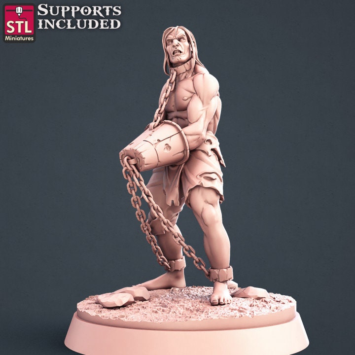 Figurine Marchant d'esclave Set STL Miniatures Impression 3D