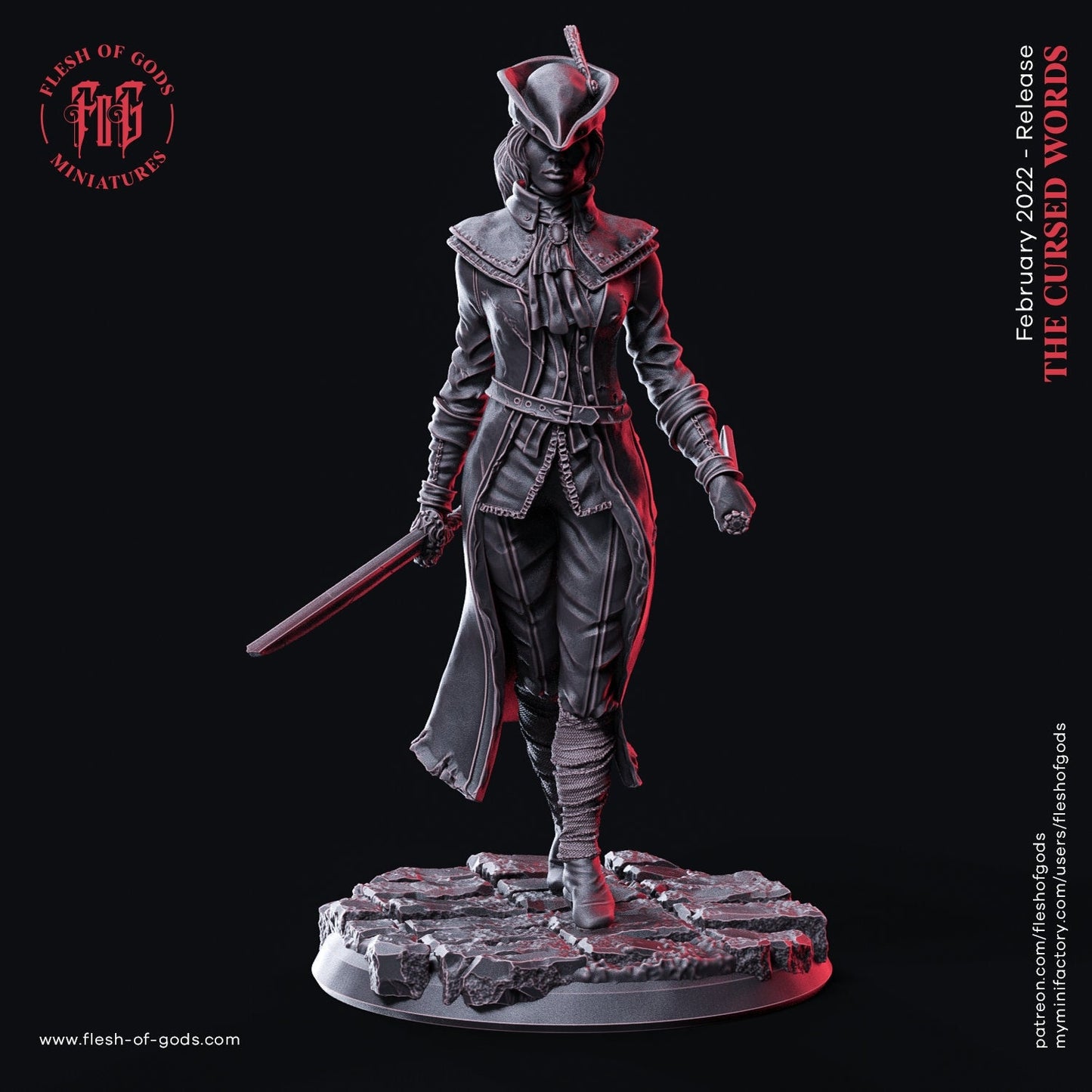Figurine Chasseuse de monstre Elen Flesh of Gods