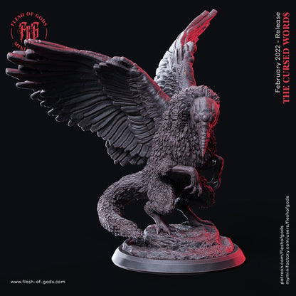 Figurine Corbeau monstrueux Flesh of Gods