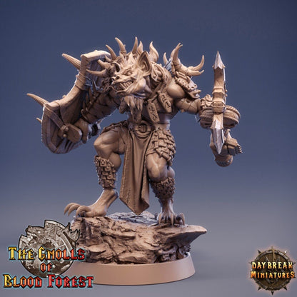 Figurine JDR Gnoll Festo Bonebonker Daybreak Miniatures impression 3D