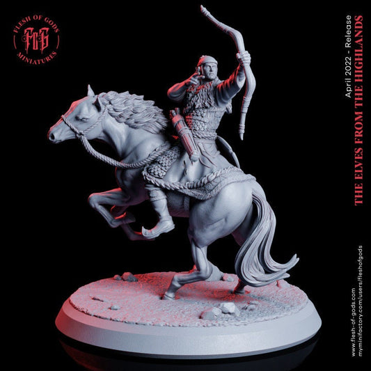 Figurine Elfe Cavalier Flesh of Gods