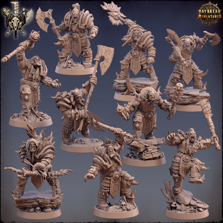 Figurine Pack Orc Daybreak Miniatures impression 3D