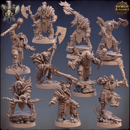Figurine Pack Orc Daybreak Miniatures impression 3D