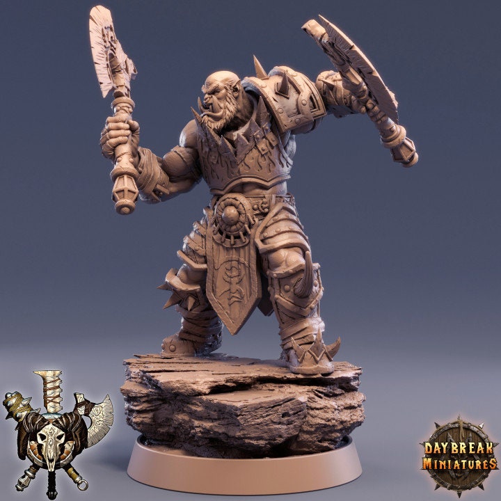 Figurine Pack Orc Daybreak Miniatures impression 3D