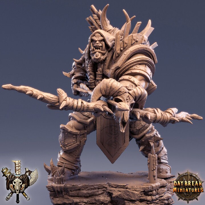 Figurine Pack Orc Daybreak Miniatures impression 3D