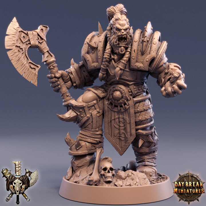 Figurine Pack Orc Daybreak Miniatures impression 3D