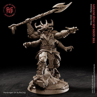Figurine Jdr Démon annonciateur de souffrances Flesh of Gods