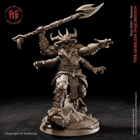 Figurine Jdr Démon annonciateur de souffrances Flesh of Gods