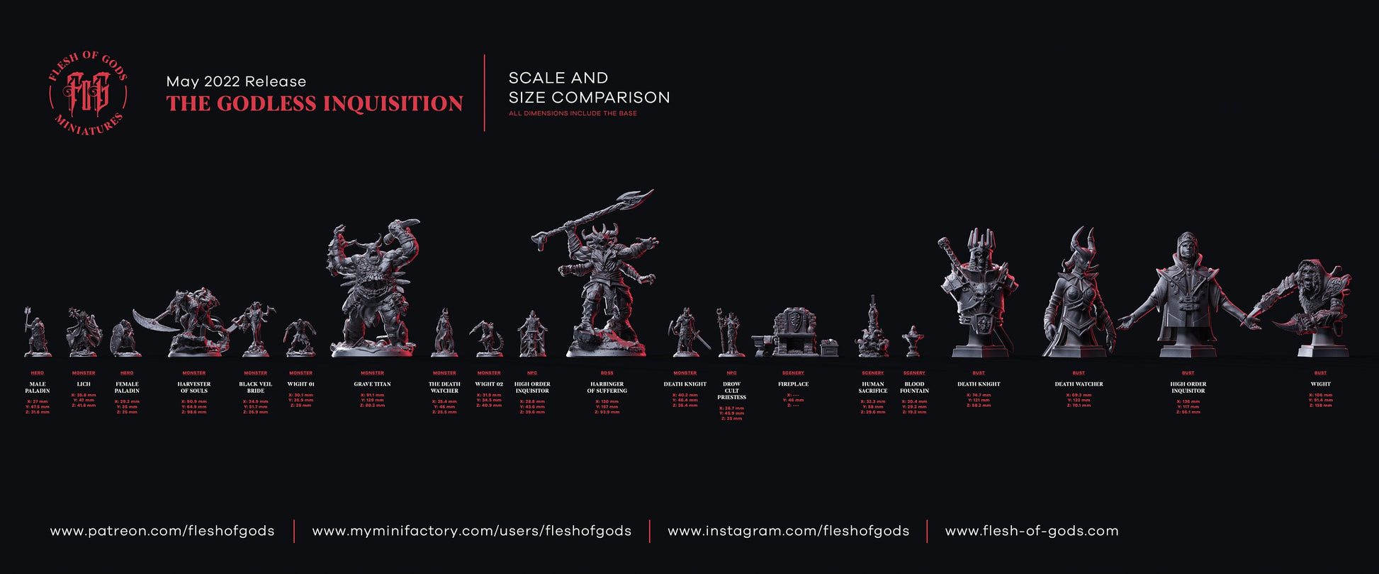Figurine Fontaine de sang Flesh of Gods