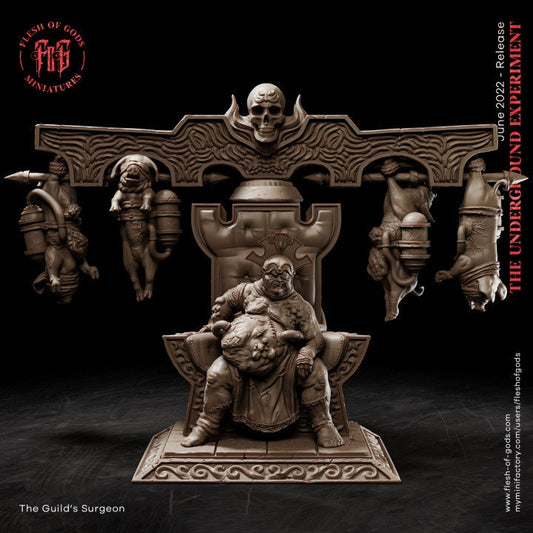 Figurine JDR Le chiurgien Flesh of gods Impression 3D