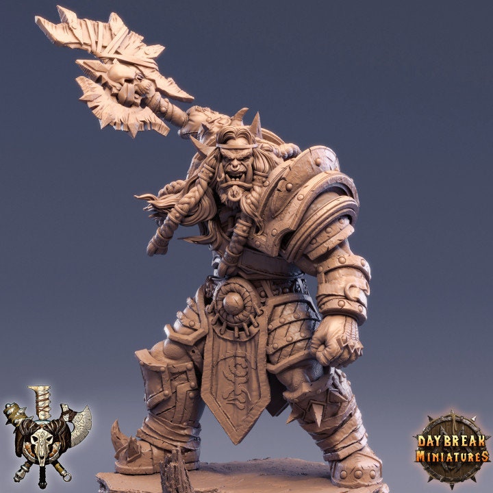 Figurine Pack Orc Daybreak Miniatures impression 3D