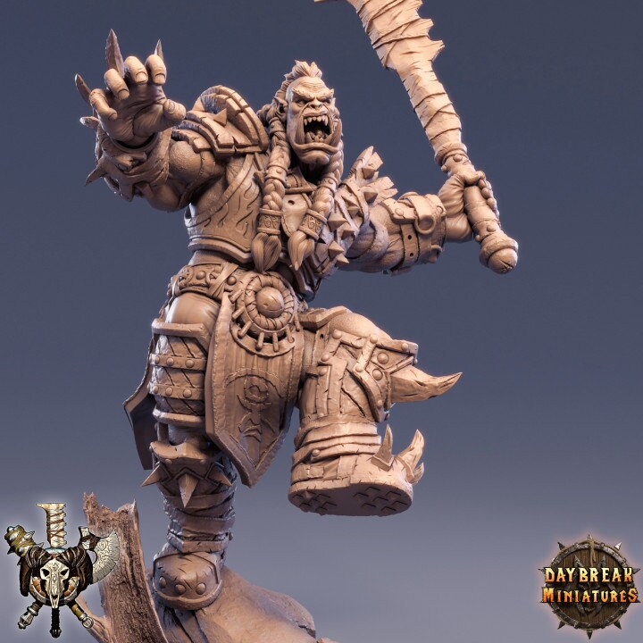 Figurine Pack Orc Daybreak Miniatures impression 3D