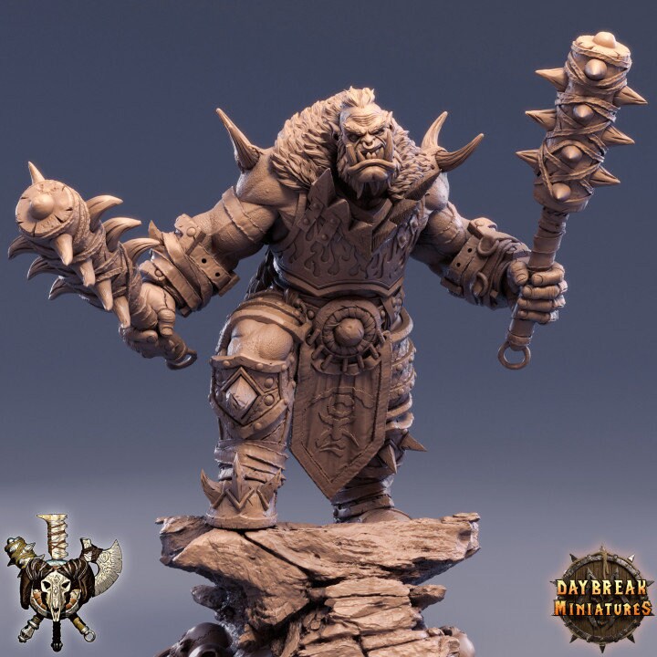 Figurine Pack Orc Daybreak Miniatures impression 3D