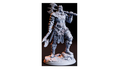 Figurine Humain Barbare Flesh Of Gods Impression 3D