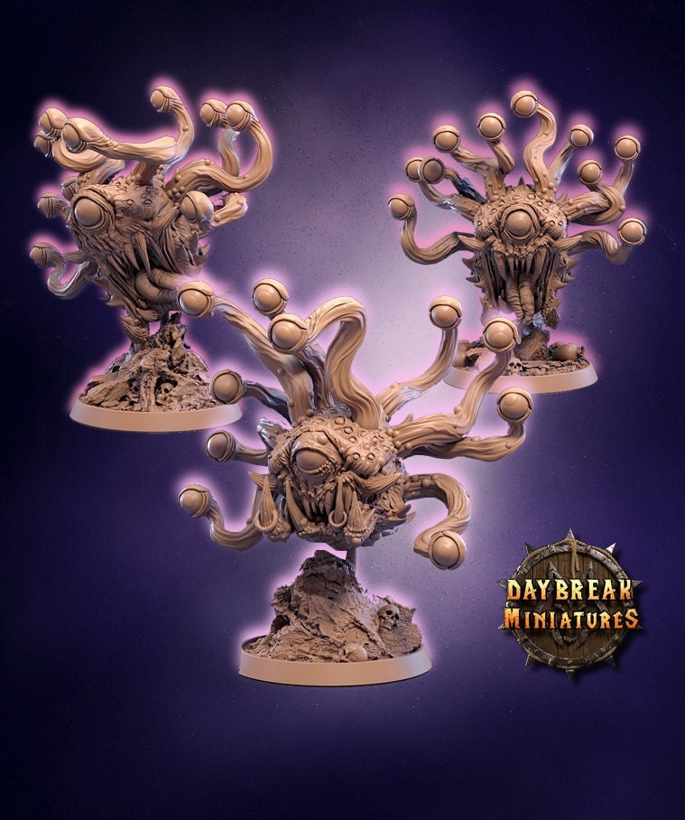 Figurine JDR Tyranoeil PACK Daybreak Miniatures Impression 3D