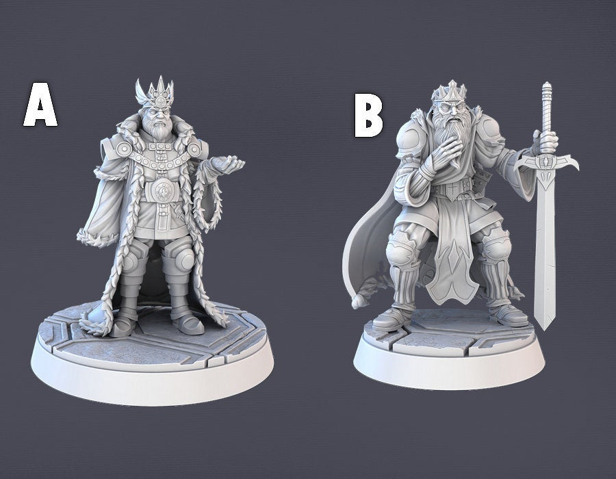 Figurine JDR PNJ Cour Royale STL Miniatures