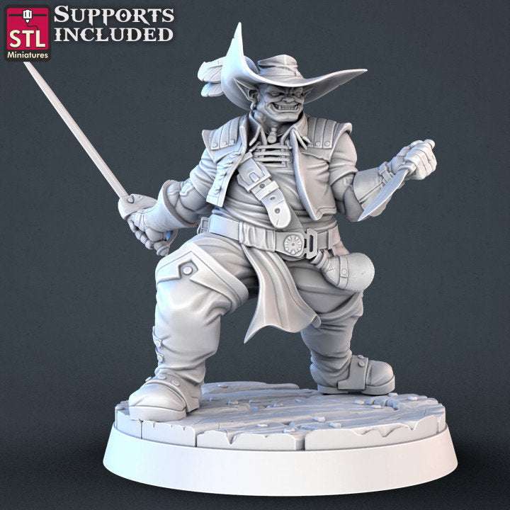 Figurine JDR Pirate SET STL Miniatures Impression 3D