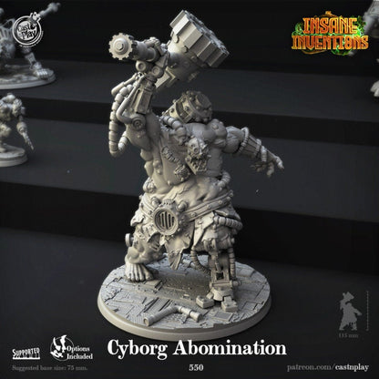 Figurine JDR Cyborg Aberrant Cast N play Impression 3D
