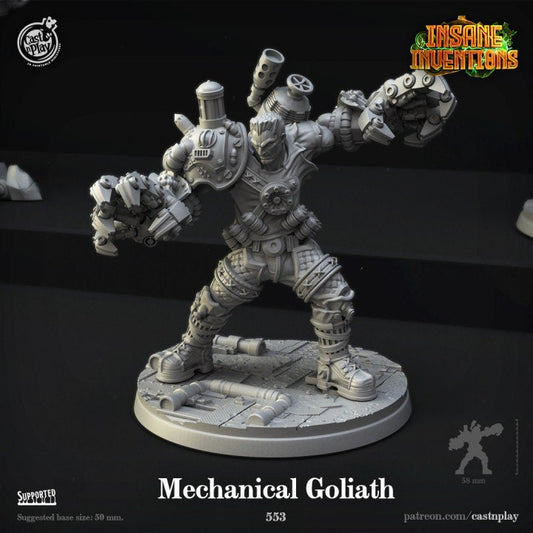 Figurine JDR Goliath Mechanique Cast N Play Impression 3D