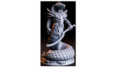 Figurine JDR Homme-Serpent 01 Flesh Of Gods Impression 3D