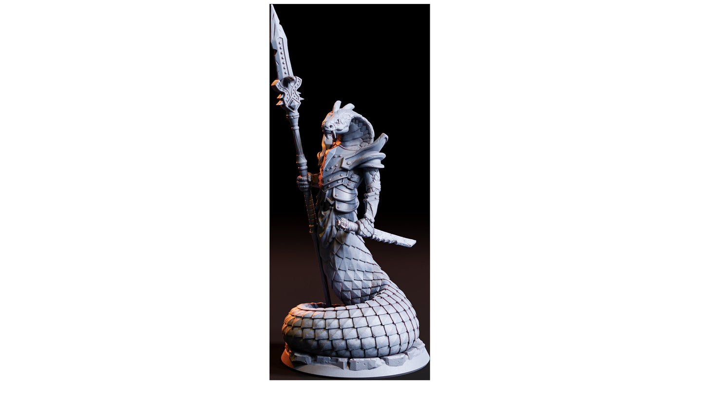 Figurine JDR Homme-Serpent 02 Flesh Of Gods Impression 3D