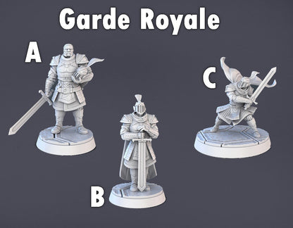 Figurine JDR PNJ Cour Royale STL Miniatures