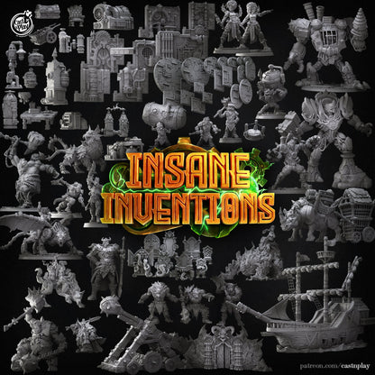 Figurine JDR Goliath Mechanique Cast N Play Impression 3D