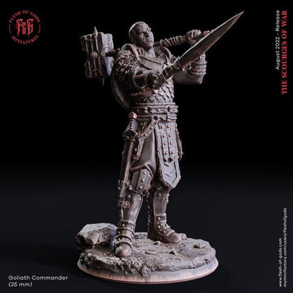 Figurine JDR Goliath Flesh Of Gods Impression 3D