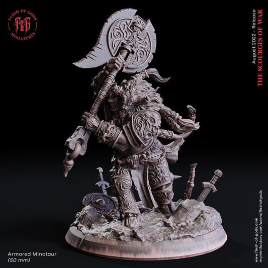 Figurine Minotaure Flesh of Gods Impression 3D