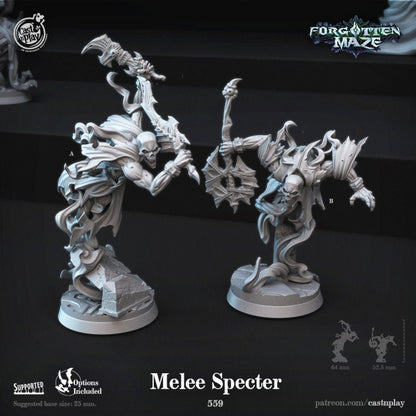 Figurine JDR Specte Combattant Cast N Play Impression 3D
