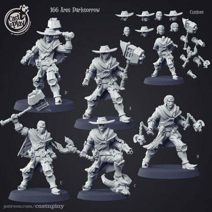 Figurine Guerrier Ares Darksorrow Cast N Play Impression 3D