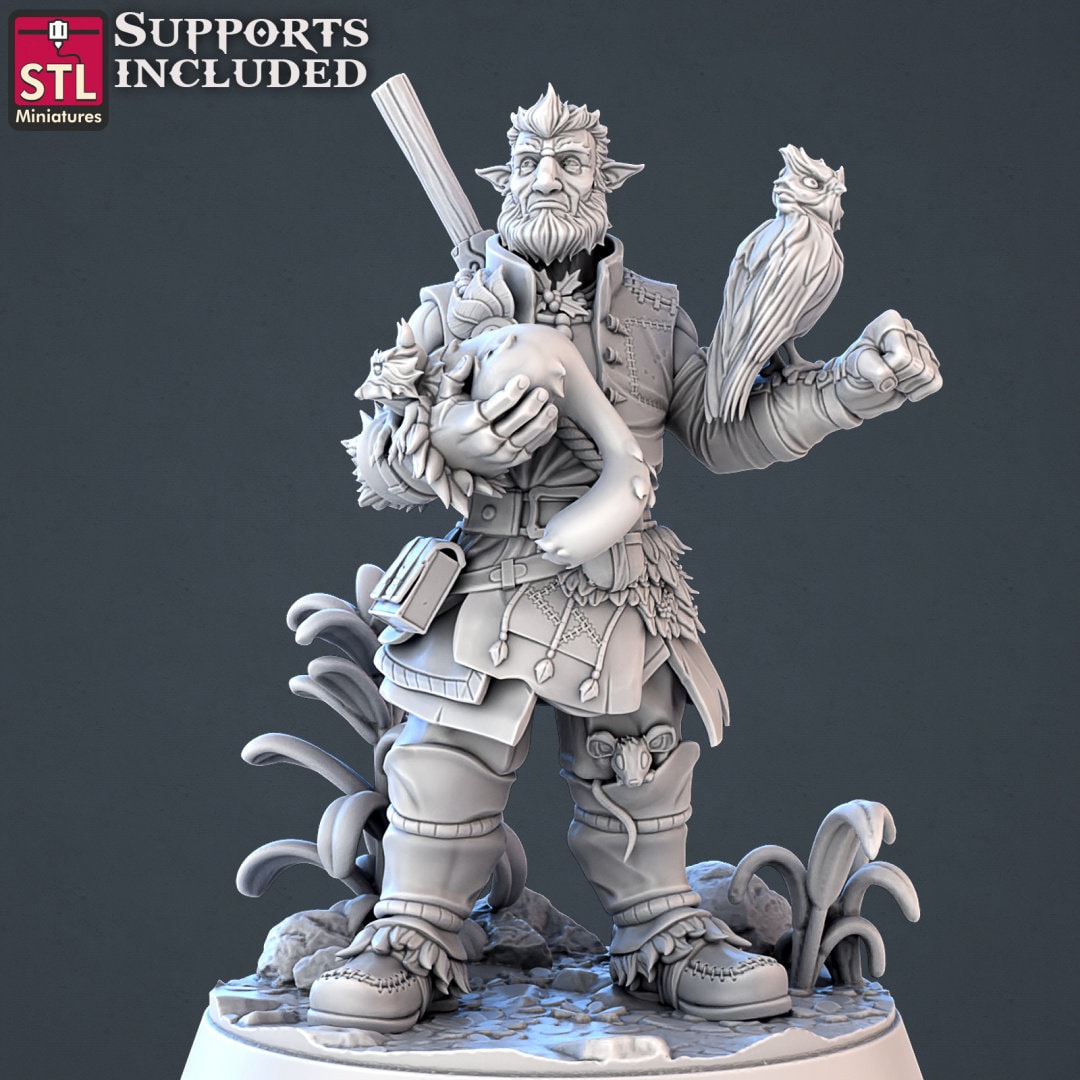 Figurine Firbolg STL Miniature Impression 3D