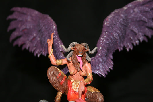 Figurine Peinte Chevre de Sabbat / Baphomet Flesh Of Gods Impression 3D